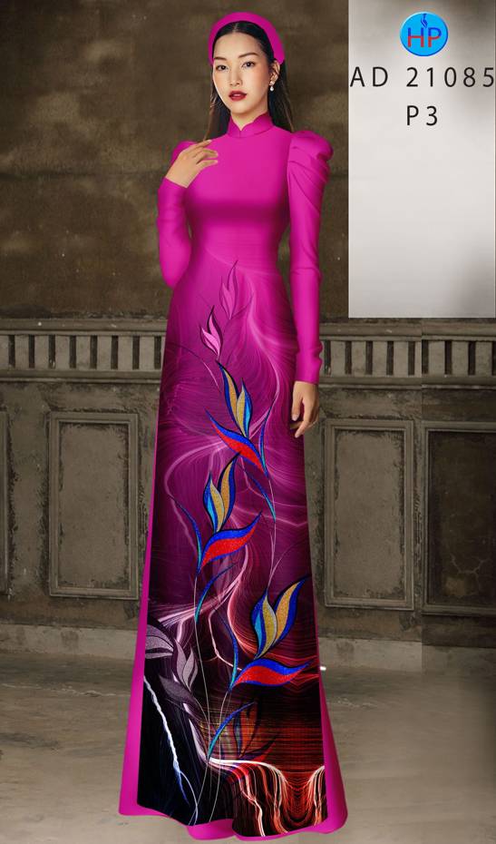 Vải Áo Dài Hoa Thiên Điểu Độc Đáo AD 21085 47 Vải Áo Dài Hoa Thiên Điểu Độc Đáo AD 21085