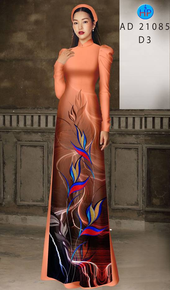 Vải Áo Dài Hoa Thiên Điểu Độc Đáo AD 21085 51 Vải Áo Dài Hoa Thiên Điểu Độc Đáo AD 21085