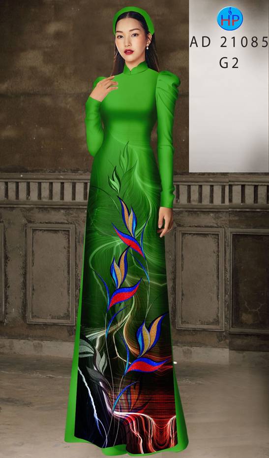 Vải Áo Dài Hoa Thiên Điểu Độc Đáo AD 21085 52 Vải Áo Dài Hoa Thiên Điểu Độc Đáo AD 21085