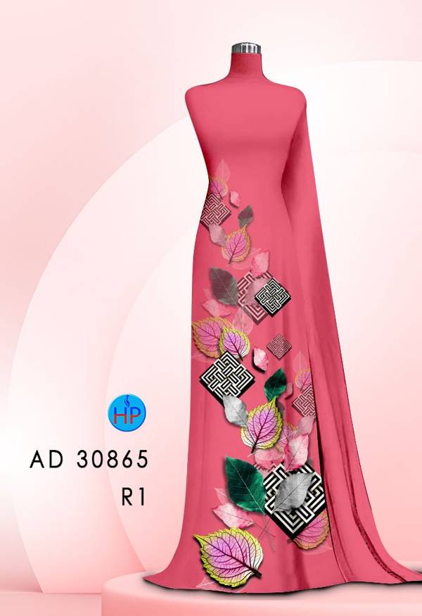 Vải Áo Dài In Hình Lá Thiết Kế 2021 AD 30865 38 Vải Áo Dài In Hình Lá Thiết Kế 2021 AD 30865