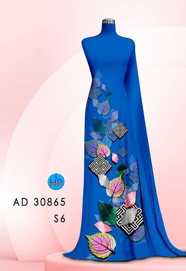 Vải Áo Dài In Hình Lá Thiết Kế 2021 AD 30865 51 Vải Áo Dài In Hình Lá Thiết Kế 2021 AD 30865