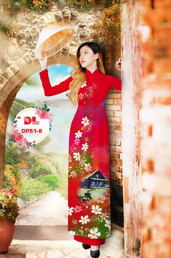 Vải Áo Dài Phong Cảnh Mới Ra AD DP51 29 Vải Áo Dài Phong Cảnh Mới Ra AD DP51