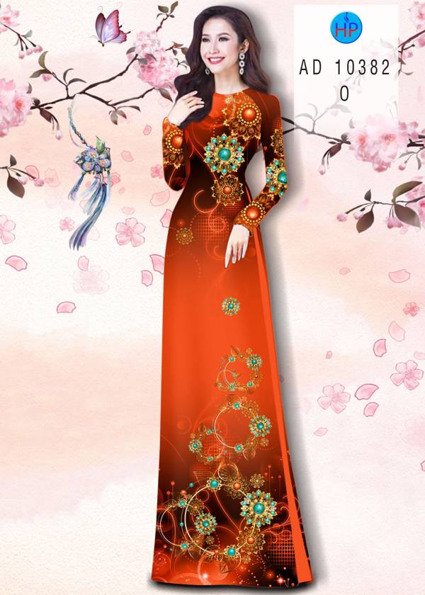 Vải Áo Dài Hoa Văn Mới Ra AD 10382 47 Vải Áo Dài Hoa Văn Mới Ra AD 10382