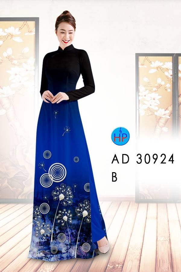 Vải Áo Dài Hoa Bồ Công Anh Thiết Kế 2021 AD 30924 40 Vải Áo Dài Hoa Bồ Công Anh Thiết Kế 2021 AD 30924