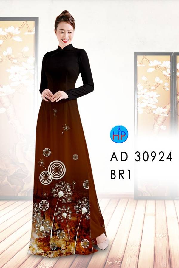 Vải Áo Dài Hoa Bồ Công Anh Thiết Kế 2021 AD 30924 42 Vải Áo Dài Hoa Bồ Công Anh Thiết Kế 2021 AD 30924