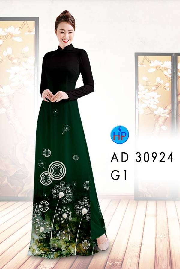 Vải Áo Dài Hoa Bồ Công Anh Thiết Kế 2021 AD 30924 45 Vải Áo Dài Hoa Bồ Công Anh Thiết Kế 2021 AD 30924