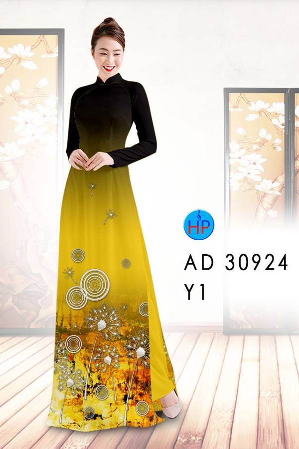 Vải Áo Dài Hoa Bồ Công Anh Thiết Kế 2021 AD 30924 47 Vải Áo Dài Hoa Bồ Công Anh Thiết Kế 2021 AD 30924