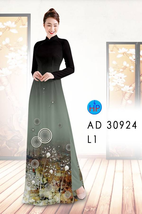 Vải Áo Dài Hoa Bồ Công Anh Thiết Kế 2021 AD 30924 48 Vải Áo Dài Hoa Bồ Công Anh Thiết Kế 2021 AD 30924