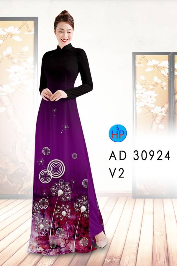 Vải Áo Dài Hoa Bồ Công Anh Thiết Kế 2021 AD 30924 51 Vải Áo Dài Hoa Bồ Công Anh Thiết Kế 2021 AD 30924