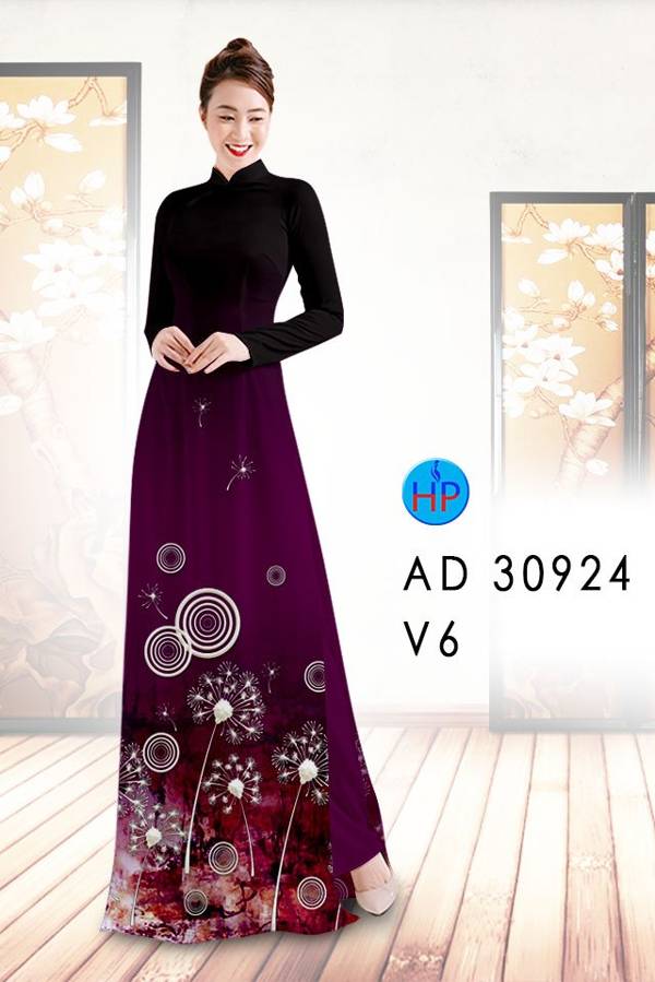 Vải Áo Dài Hoa Bồ Công Anh Thiết Kế 2021 AD 30924 53 Vải Áo Dài Hoa Bồ Công Anh Thiết Kế 2021 AD 30924