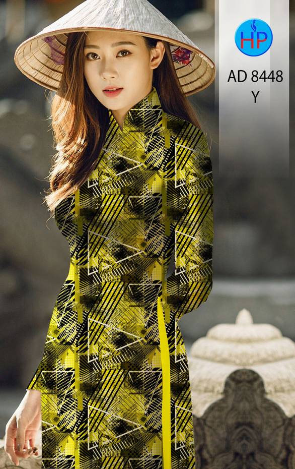 Vải Áo Dài Lập Thể Thiết Kế 2021 AD 8448