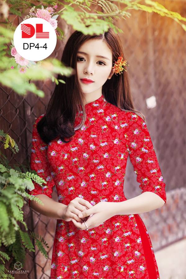Vải Áo Dài Hoa Nhí Độc Đáo AD DP4 29 Vải Áo Dài Hoa Nhí Độc Đáo AD DP4
