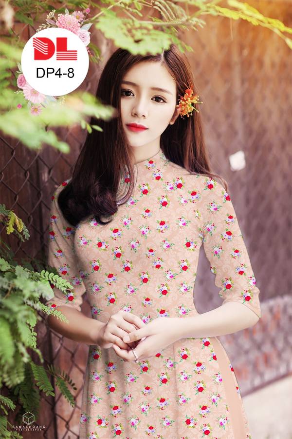 Vải Áo Dài Hoa Nhí Độc Đáo AD DP4 32 Vải Áo Dài Hoa Nhí Độc Đáo AD DP4
