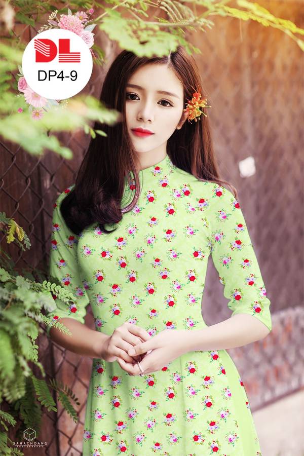 Vải Áo Dài Hoa Nhí Độc Đáo AD DP4 33 Vải Áo Dài Hoa Nhí Độc Đáo AD DP4
