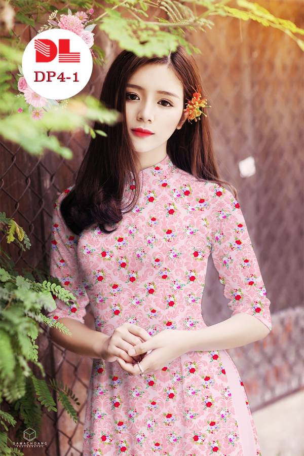 Vải Áo Dài Hoa Nhí Độc Đáo AD DP4 39 Vải Áo Dài Hoa Nhí Độc Đáo AD DP4