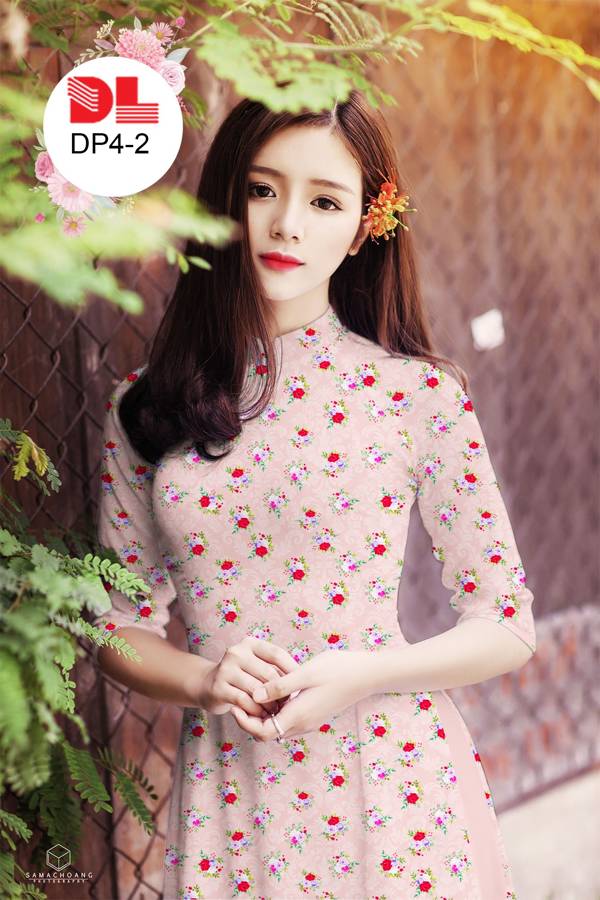 Vải Áo Dài Hoa Nhí Độc Đáo AD DP4 40 Vải Áo Dài Hoa Nhí Độc Đáo AD DP4