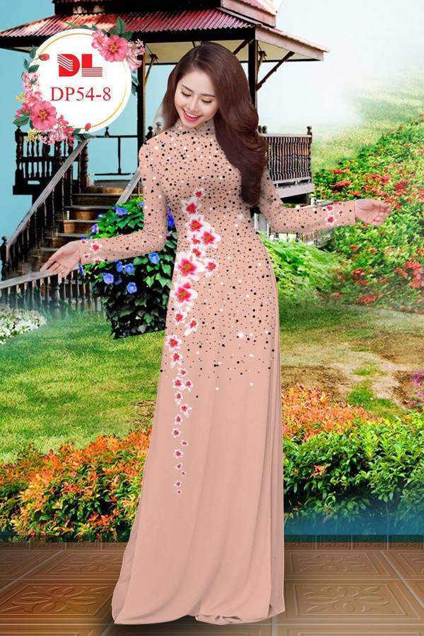 Vải Áo Dài Hoa In 3D Vừa Ra AD DP54 21 Vải Áo Dài Hoa In 3D Vừa Ra  AD DP54