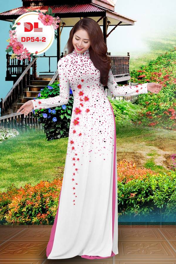 Vải Áo Dài Hoa In 3D Vừa Ra AD DP54 24 Vải Áo Dài Hoa In 3D Vừa Ra  AD DP54