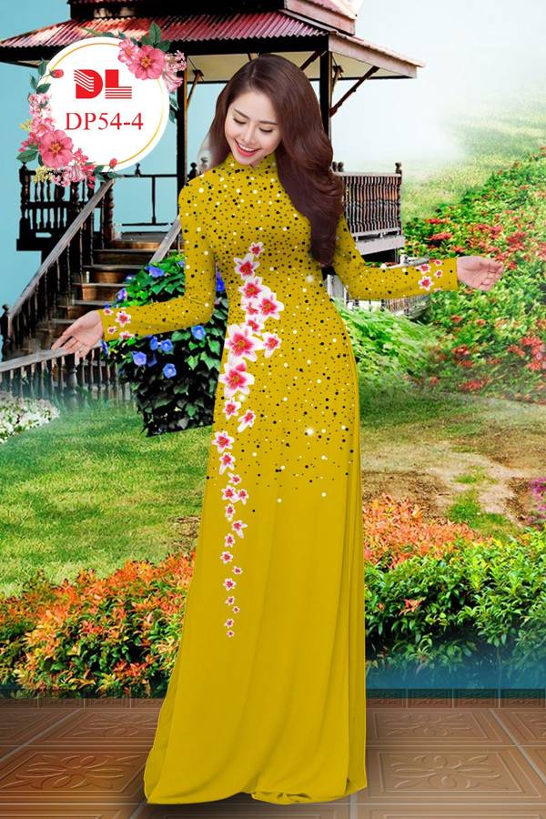 Vải Áo Dài Hoa In 3D Vừa Ra AD DP54 26 Vải Áo Dài Hoa In 3D Vừa Ra  AD DP54