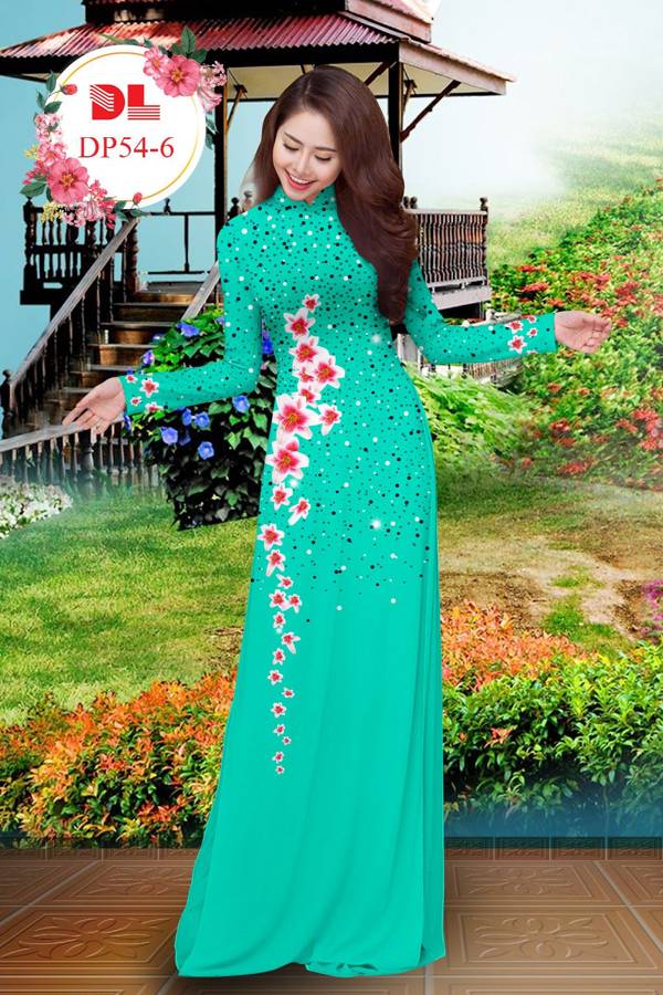 Vải Áo Dài Hoa In 3D Vừa Ra AD DP54 28 Vải Áo Dài Hoa In 3D Vừa Ra  AD DP54