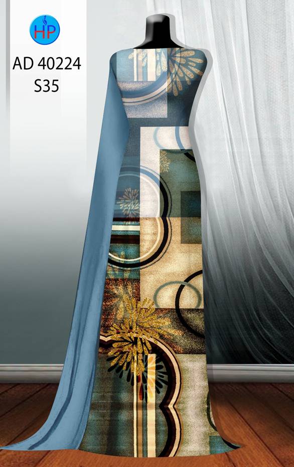 Vải Áo Dài Lập Thể Mới Ra AD 40224 44 Vải Áo Dài Lập Thể Mới Ra AD 40224