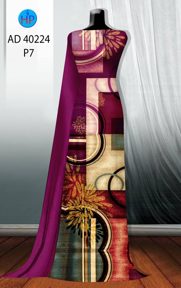 Vải Áo Dài Lập Thể Mới Ra AD 40224 47 Vải Áo Dài Lập Thể Mới Ra AD 40224