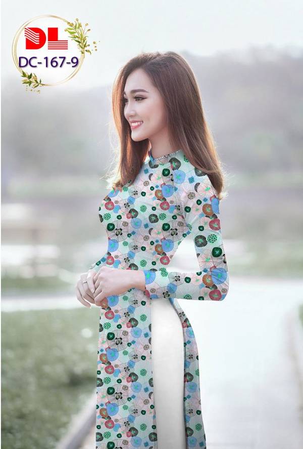 Vải Áo Dài Hoa Nhí Mới Ra AD DC167