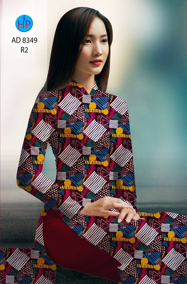 Vải Áo Dài Hoa Văn Độc Đáo AD 8349 38 Vải Áo Dài Hoa Văn Độc Đáo AD 8349