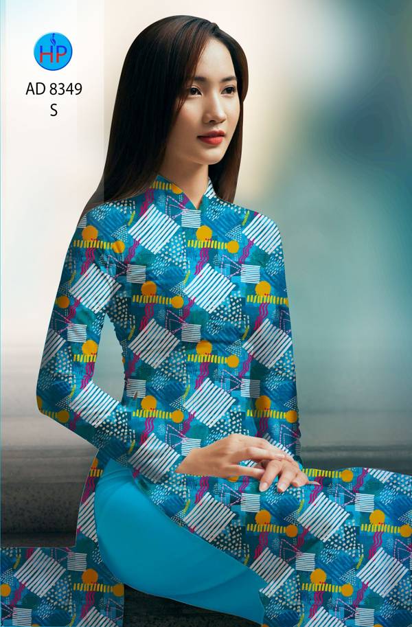 Vải Áo Dài Hoa Văn Độc Đáo AD 8349 39 Vải Áo Dài Hoa Văn Độc Đáo AD 8349