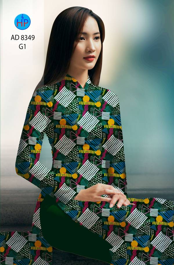 Vải Áo Dài Hoa Văn Độc Đáo AD 8349 41 Vải Áo Dài Hoa Văn Độc Đáo AD 8349