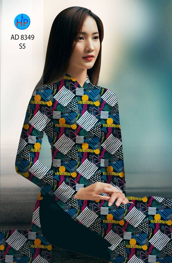 Vải Áo Dài Hoa Văn Độc Đáo AD 8349 40 Vải Áo Dài Hoa Văn Độc Đáo AD 8349