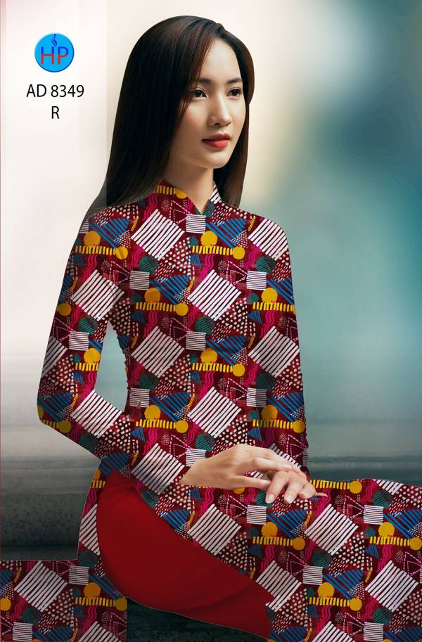 Vải Áo Dài Hoa Văn Độc Đáo AD 8349 45 Vải Áo Dài Hoa Văn Độc Đáo AD 8349