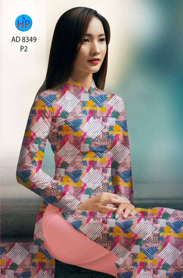 Vải Áo Dài Hoa Văn Độc Đáo AD 8349 44 Vải Áo Dài Hoa Văn Độc Đáo AD 8349