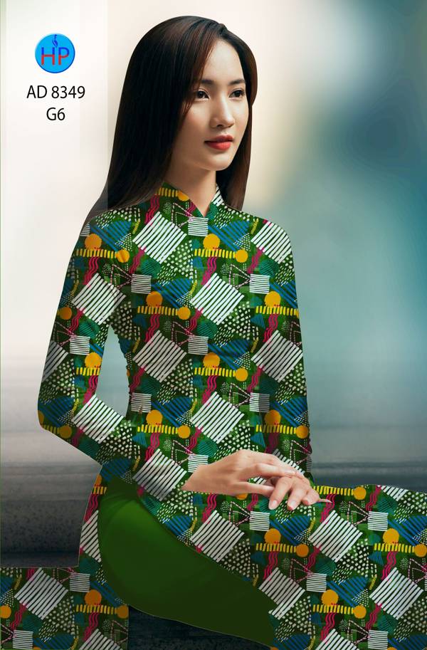 Vải Áo Dài Hoa Văn Độc Đáo AD 8349 48 Vải Áo Dài Hoa Văn Độc Đáo AD 8349