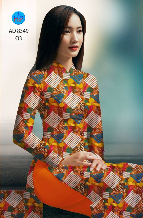 Vải Áo Dài Hoa Văn Độc Đáo AD 8349 49 Vải Áo Dài Hoa Văn Độc Đáo AD 8349