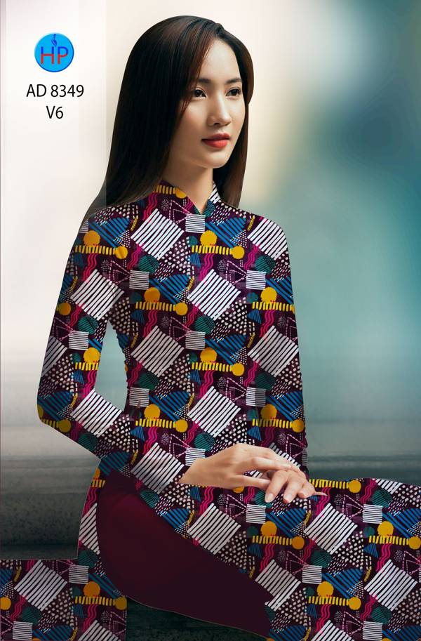 Vải Áo Dài Hoa Văn Độc Đáo AD 8349 52 Vải Áo Dài Hoa Văn Độc Đáo AD 8349