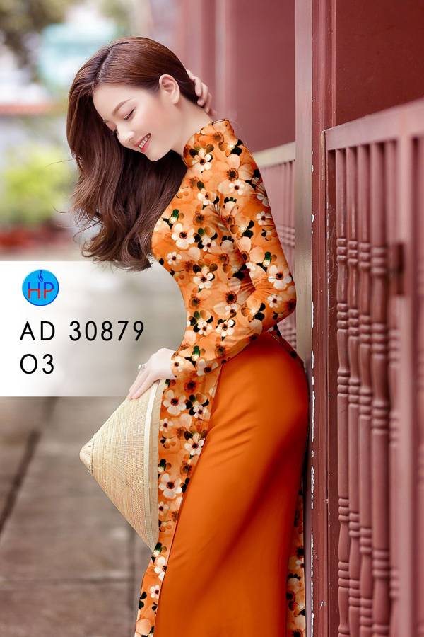 Vải Áo Dài Hoa Đều Mới Ra AD 30879 37 Vải Áo Dài Hoa Đều Mới Ra AD 30879