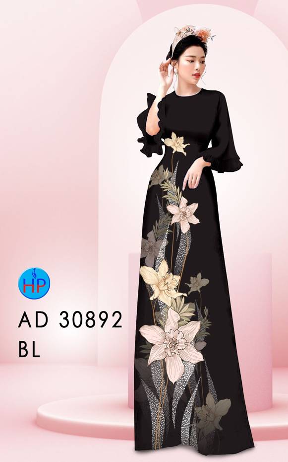 Vải Áo Dài Hoa In 3D Vừa Ra AD 30892 38 Vải Áo Dài Hoa In 3D Vừa Ra  AD 30892