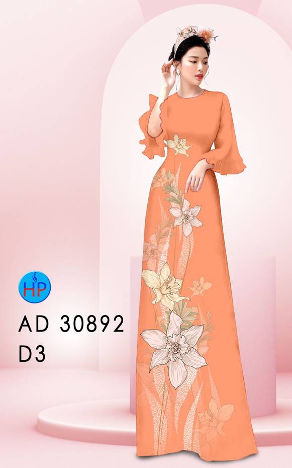 Vải Áo Dài Hoa In 3D Vừa Ra AD 30892 43 Vải Áo Dài Hoa In 3D Vừa Ra  AD 30892