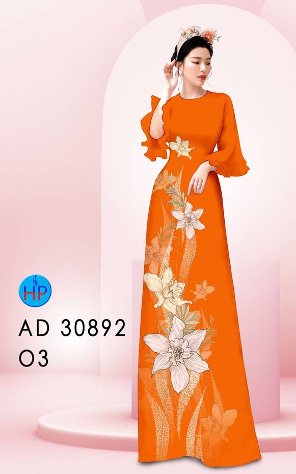 Vải Áo Dài Hoa In 3D Vừa Ra AD 30892 48 Vải Áo Dài Hoa In 3D Vừa Ra  AD 30892