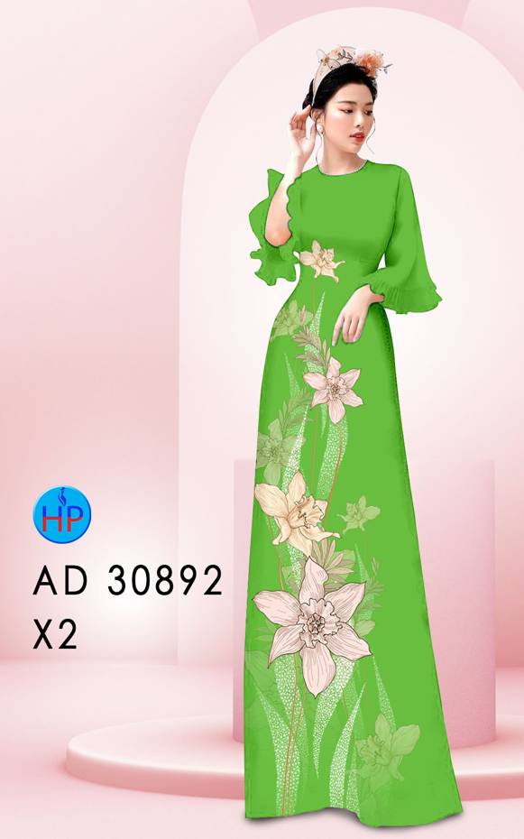 Vải Áo Dài Hoa In 3D Vừa Ra AD 30892 49 Vải Áo Dài Hoa In 3D Vừa Ra  AD 30892