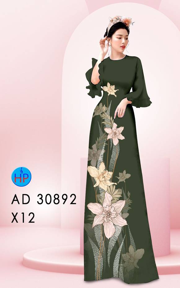 Vải Áo Dài Hoa In 3D Vừa Ra AD 30892 51 Vải Áo Dài Hoa In 3D Vừa Ra  AD 30892