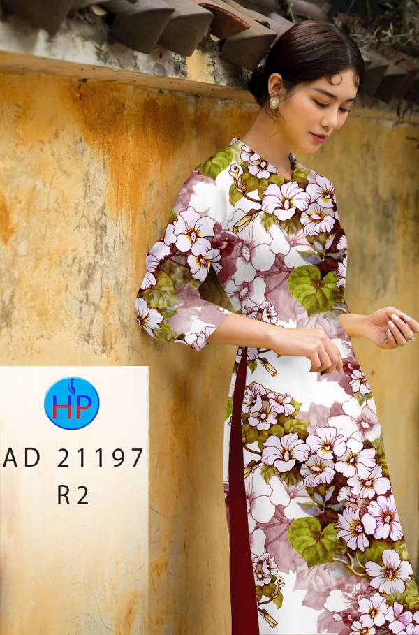 Vải Áo Dài Hoa In 3D Vừa Ra AD 21197 39 Vải Áo Dài Hoa In 3D Vừa Ra  AD 21197