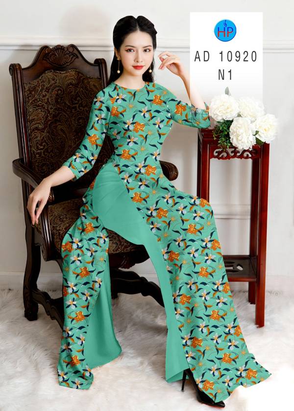 Vải Áo Dài Hoa Đều Thiết Kế 2021 AD 10920 38 Vải Áo Dài Hoa Đều Thiết Kế 2021 AD 10920