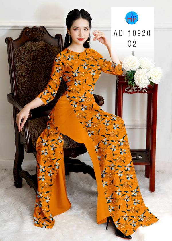 Vải Áo Dài Hoa Đều Thiết Kế 2021 AD 10920 39 Vải Áo Dài Hoa Đều Thiết Kế 2021 AD 10920
