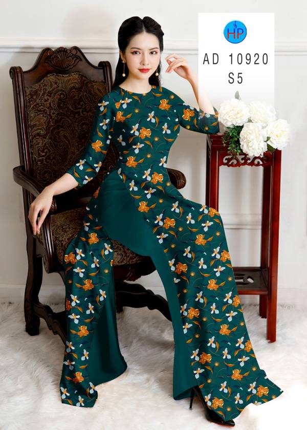 Vải Áo Dài Hoa Đều Thiết Kế 2021 AD 10920 42 Vải Áo Dài Hoa Đều Thiết Kế 2021 AD 10920