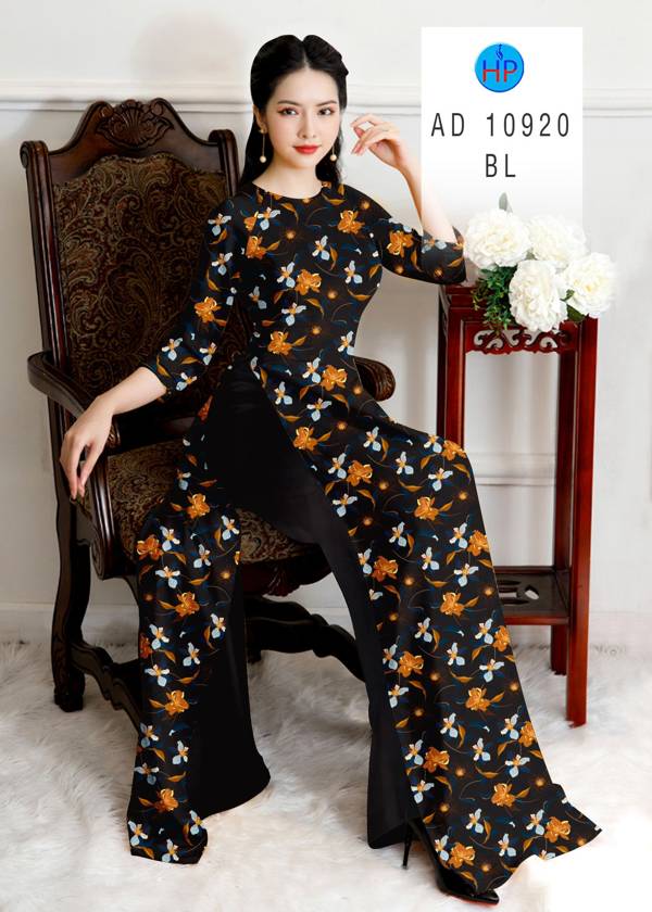 Vải Áo Dài Hoa Đều Thiết Kế 2021 AD 10920 46 Vải Áo Dài Hoa Đều Thiết Kế 2021 AD 10920