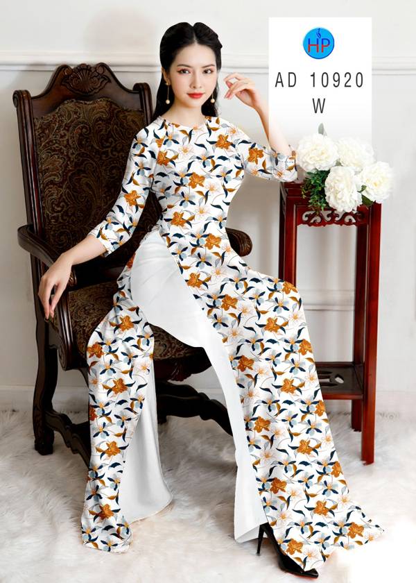 Vải Áo Dài Hoa Đều Thiết Kế 2021 AD 10920 48 Vải Áo Dài Hoa Đều Thiết Kế 2021 AD 10920