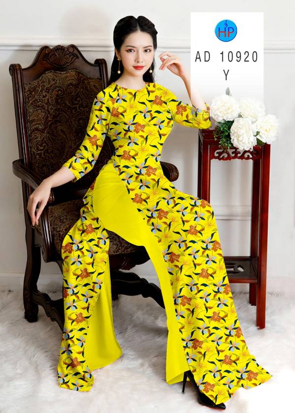 Vải Áo Dài Hoa Đều Thiết Kế 2021 AD 10920 47 Vải Áo Dài Hoa Đều Thiết Kế 2021 AD 10920