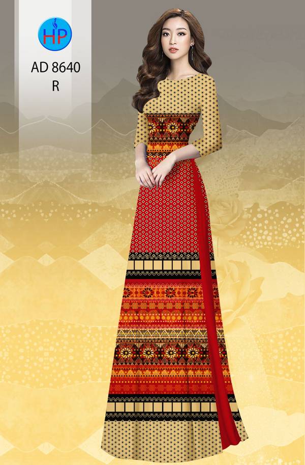 Vải Áo Dài Hoa Văn Độc Đáo AD 8640 39 Vải Áo Dài Hoa Văn Độc Đáo AD 8640